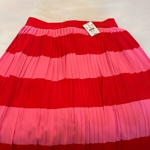J.crew multi-colored pink skirt in women’s size 4. New with tags.